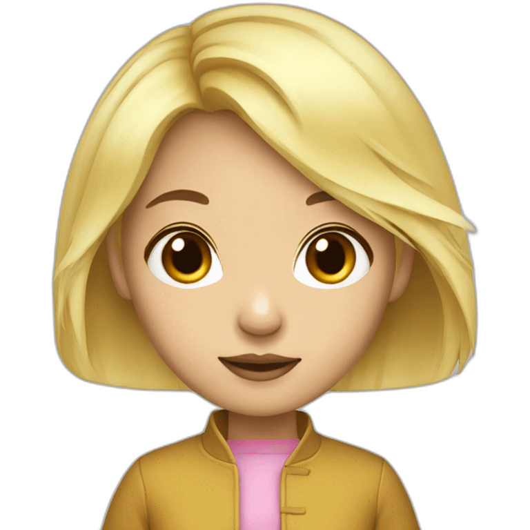 Chinese-girl-blonde emoji