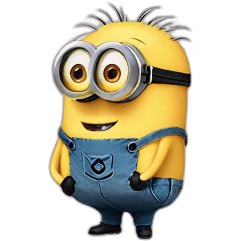 laughter emoji but it's a minion crying with laughter emoji