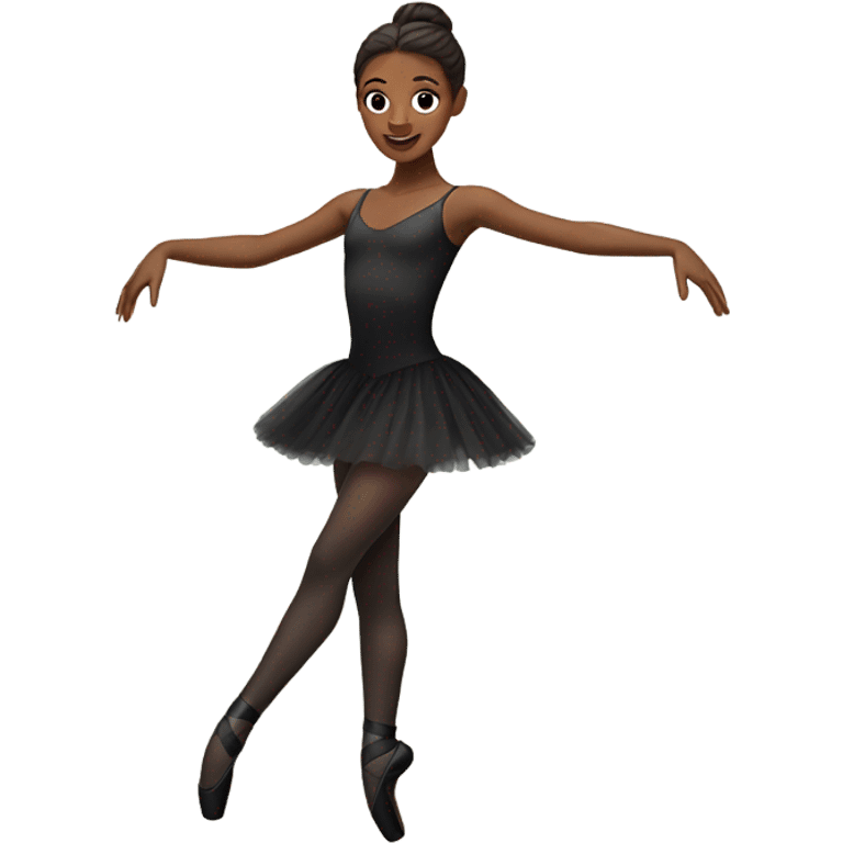 Ballet dancer in thigh highs emoji