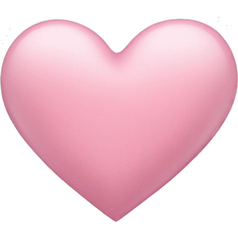 A light pink heart emoji