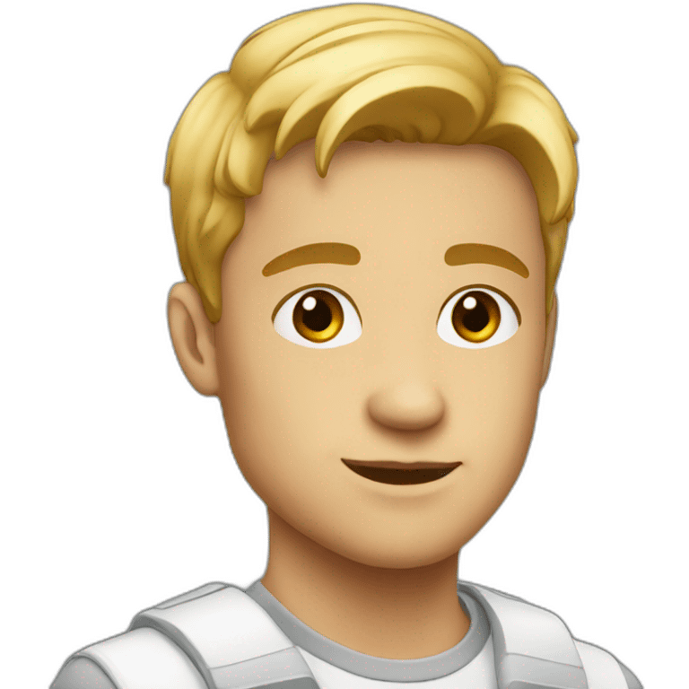 young adult white emoji