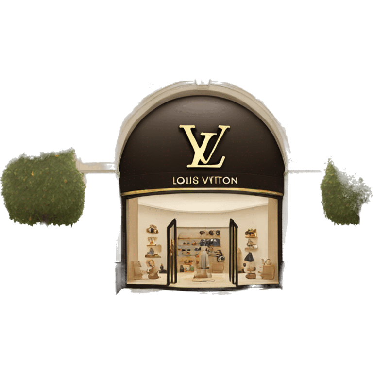 Louis vuitton store emoji