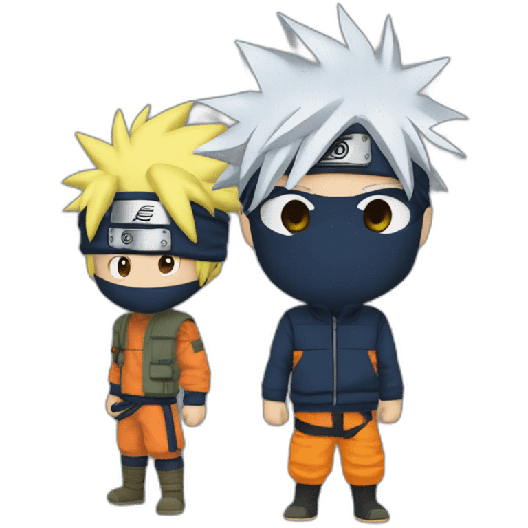 Kakashi et Naruto emoji