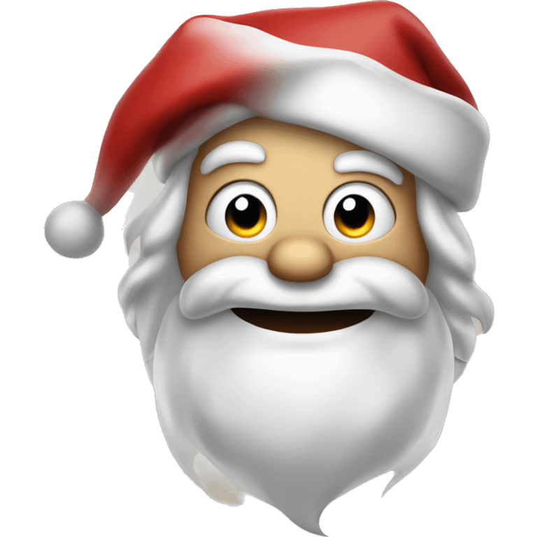 grinning evil santa emoji