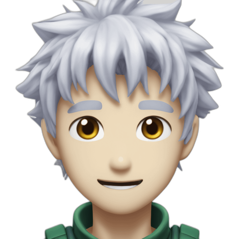 make me killua zoldick from hunter x hunter emoji