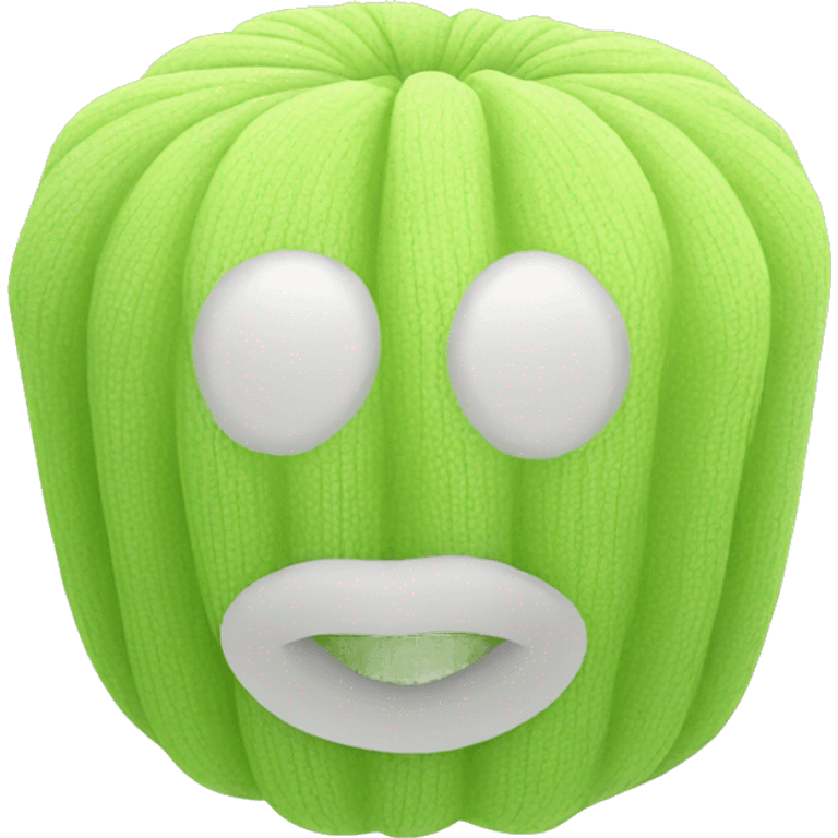 Synthetic mesh loofah emoji