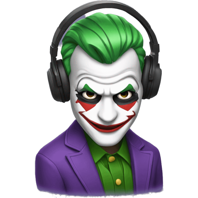 joker with headphones emoji