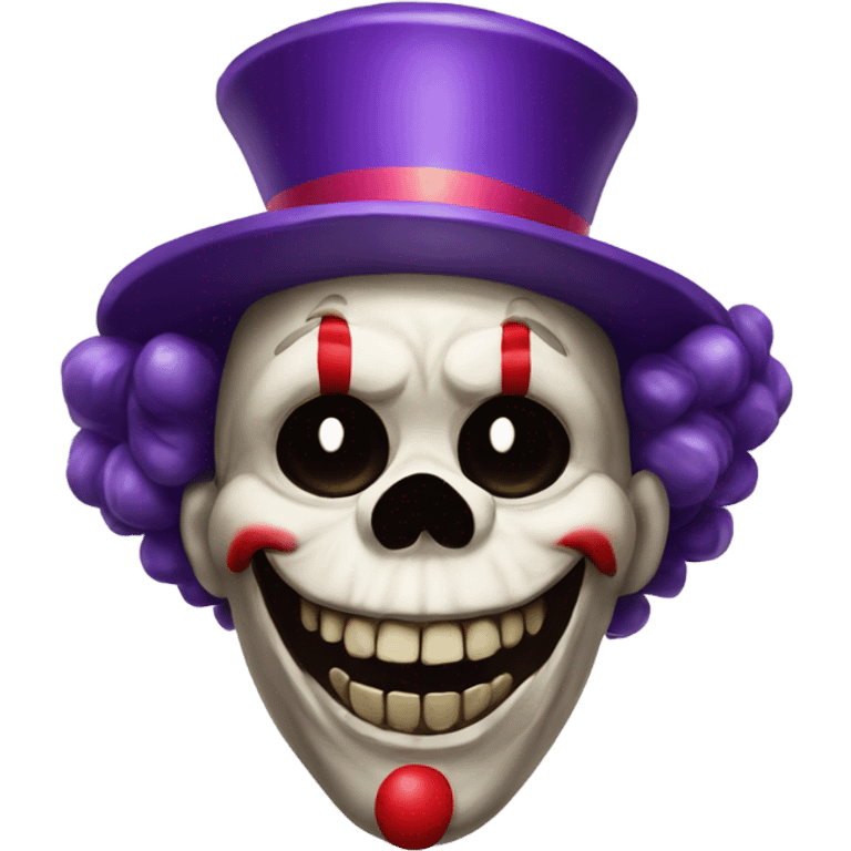 clown skull emoji