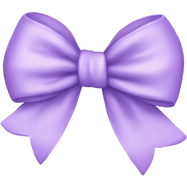 Lilac bow emoji