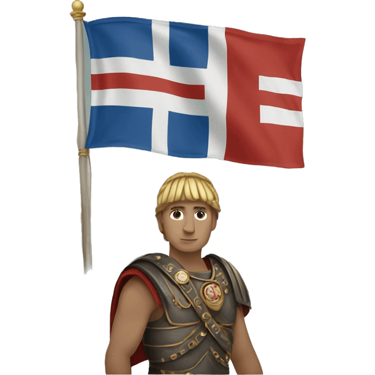 Roman Empire & Iceland flag emoji