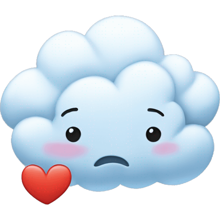 nube con corazón emoji