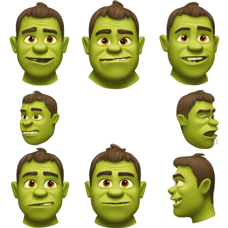 Shrek with abs  emoji