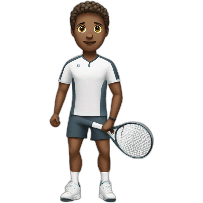 White tennis player emoji