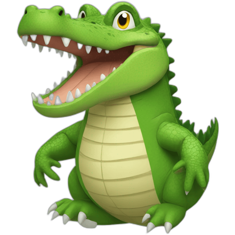 Crocodile one piece emoji