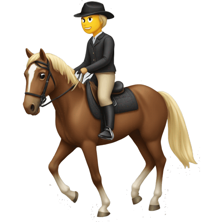 Horse riding emoji