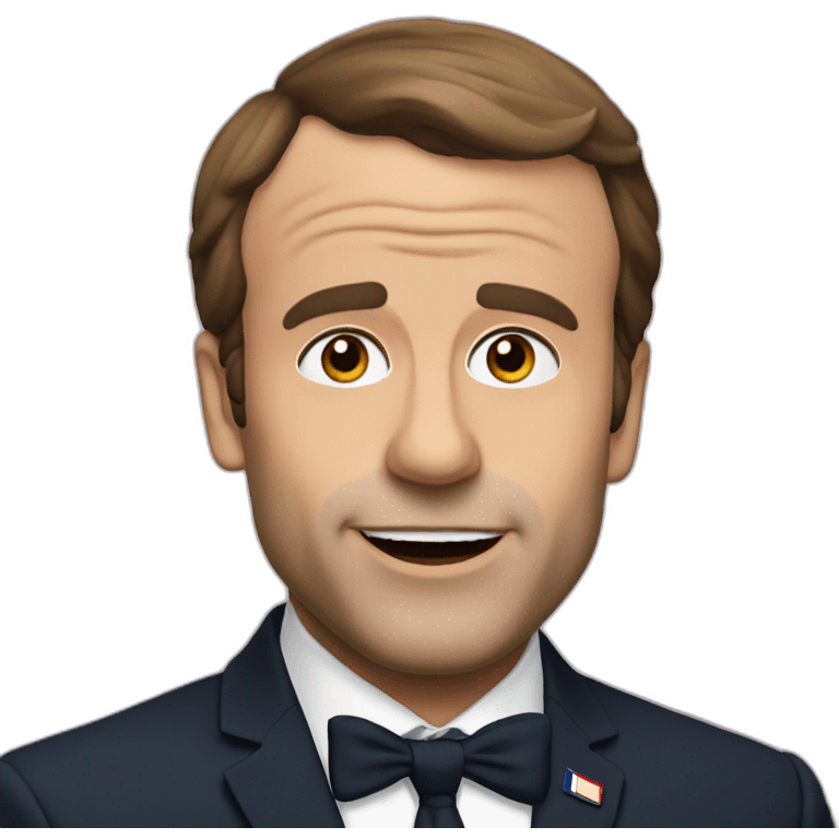 Macron qui chante emoji