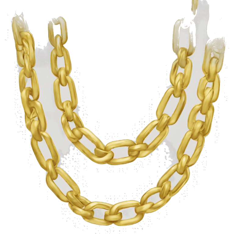 Gold figaro chain  emoji