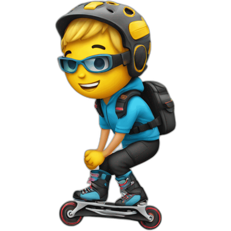 Rollerblade geind emoji