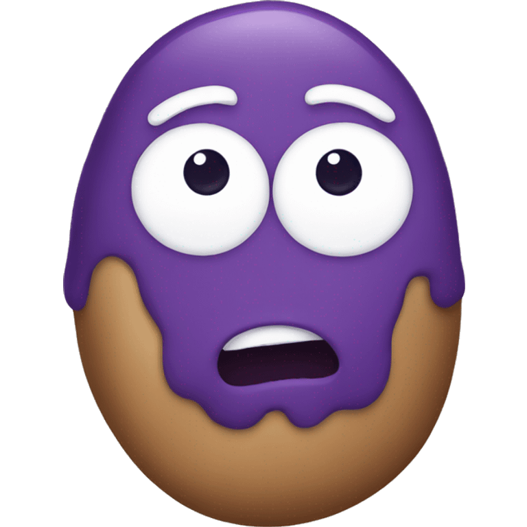 Make an emoji of ube potato emoji