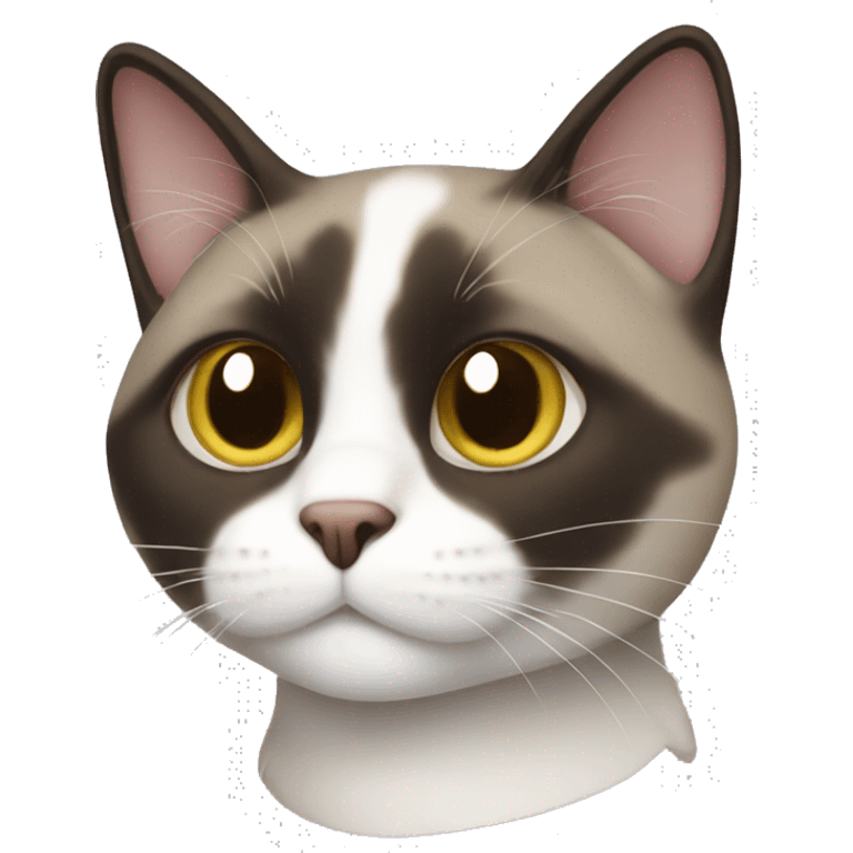 Snowshoe cat emoji