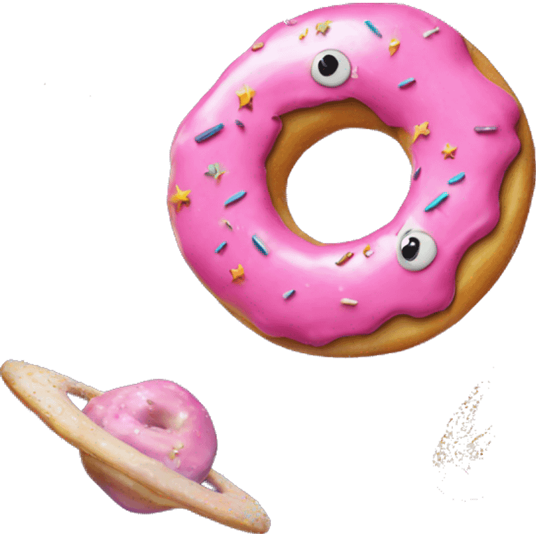 Donuts in outer space  emoji