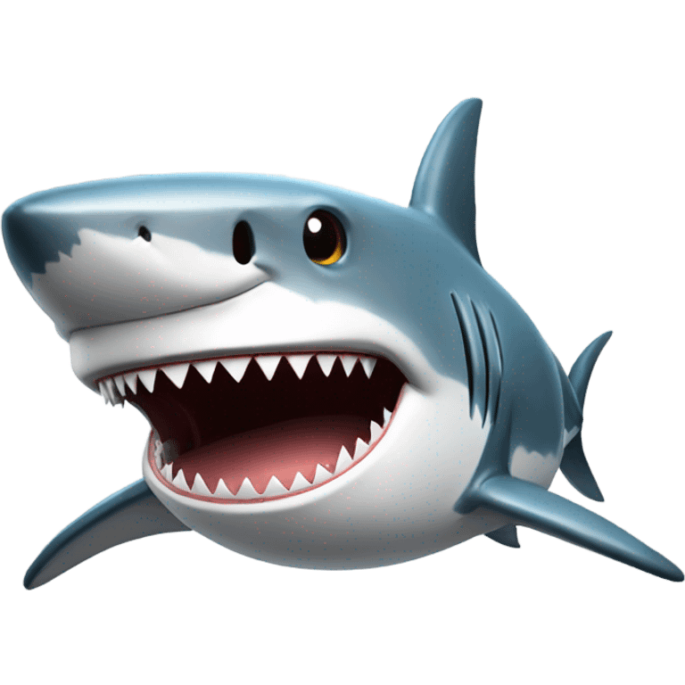 shark with bitcoin emoji