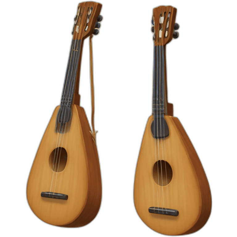 Erlandskian Blakajaki Balalaika Family instrument emoji