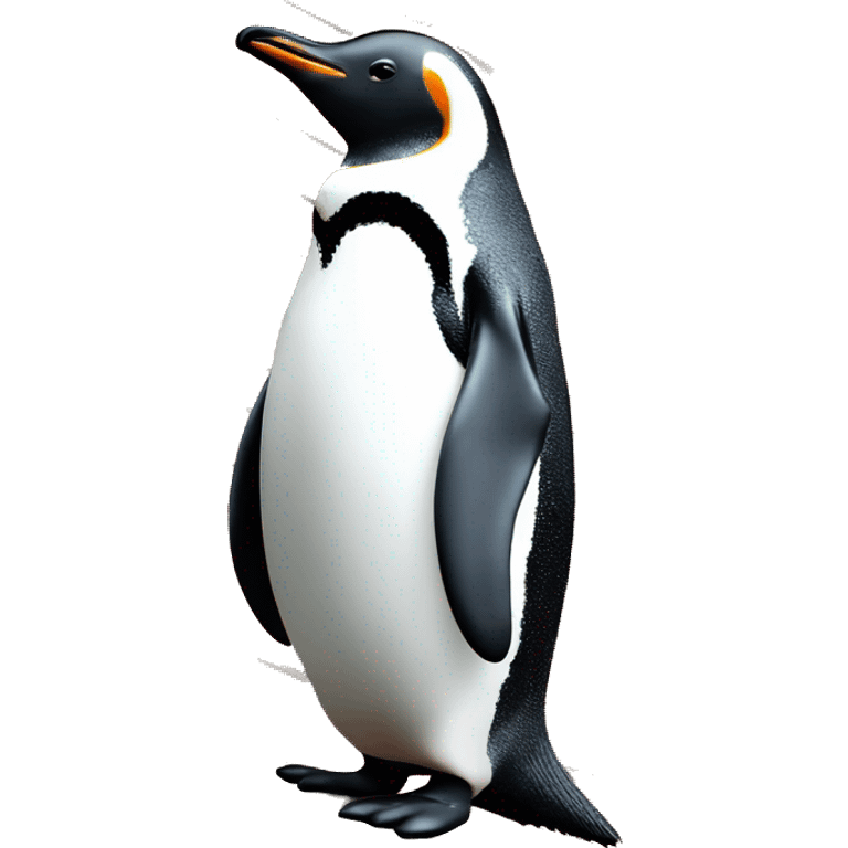 Penguin on a building ￼￼ emoji