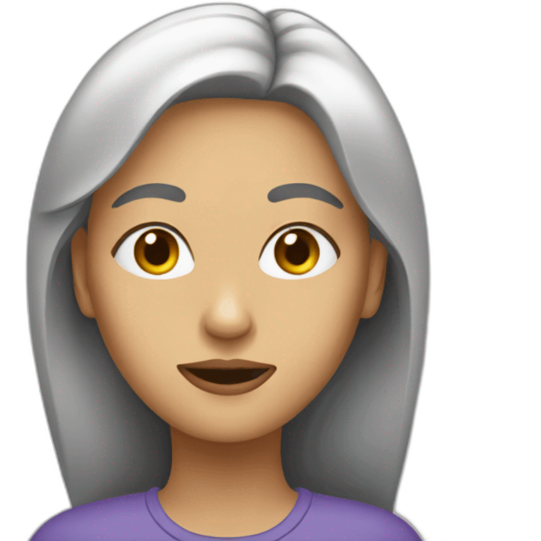 woman wondering emoji