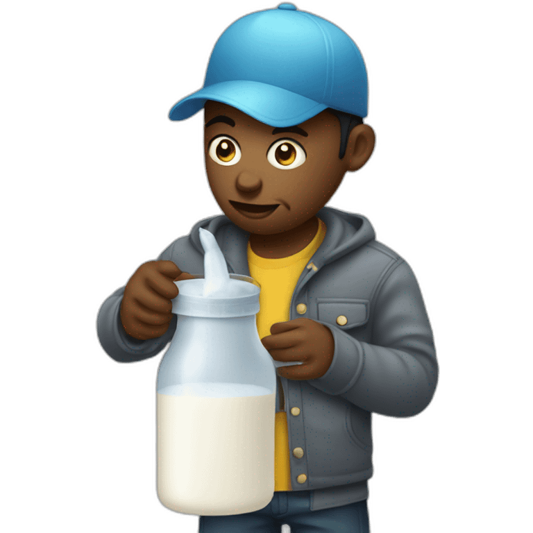 designer pumping milk overworked underpaid emoji