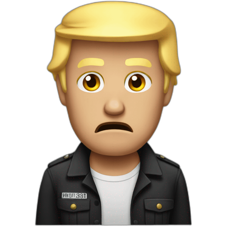 donald-trump-arrested emoji