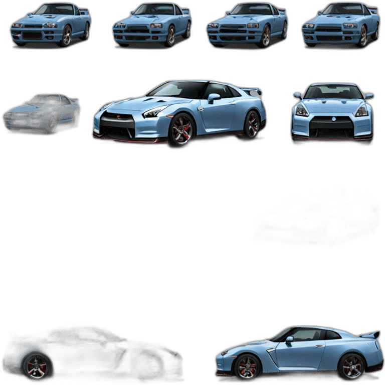 Nissan GT-R34 emoji