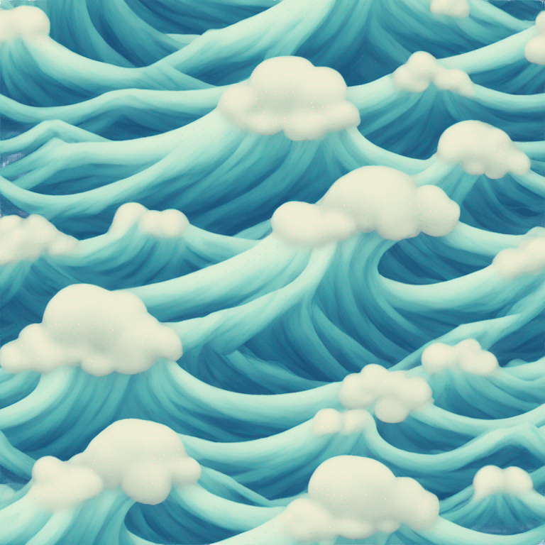 ocean waves emoji