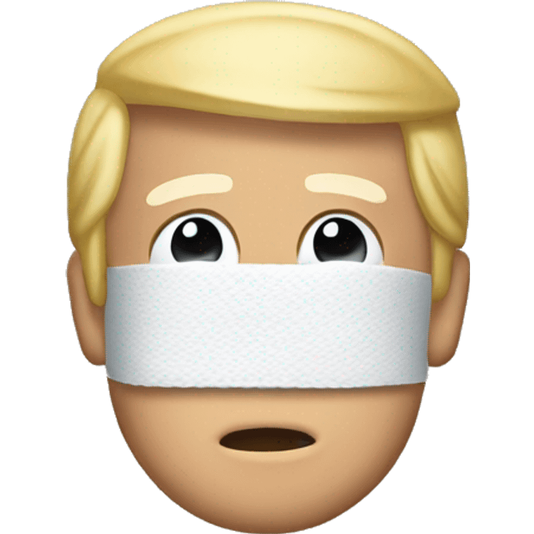 Trump ear bandage emoji