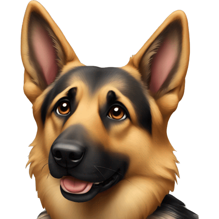 German shepard  emoji