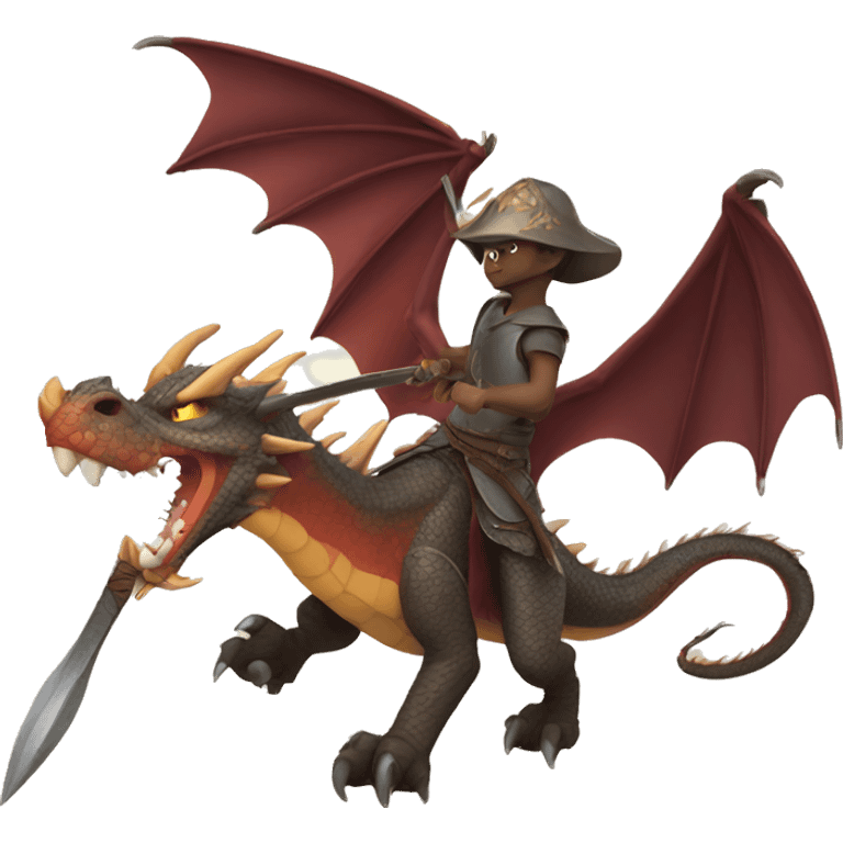 Dragon slaying  emoji