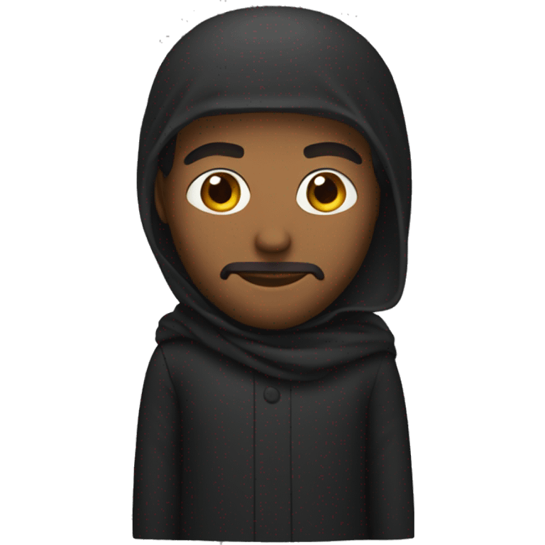 Musulman noir emoji