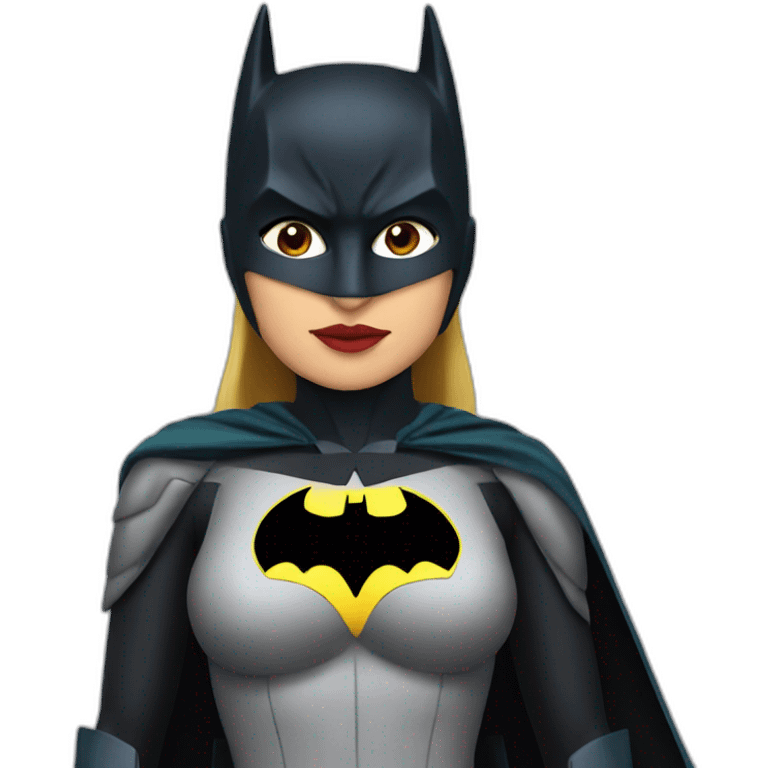 female batman and robin emoji