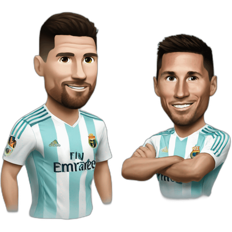 Ronaldo tue messi emoji