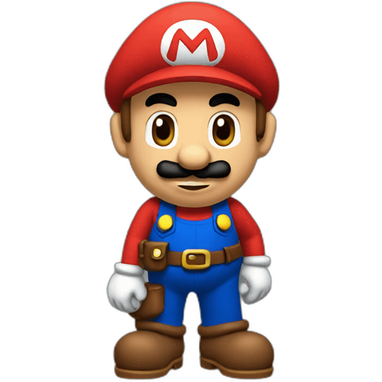 In the style of super Mario emoji