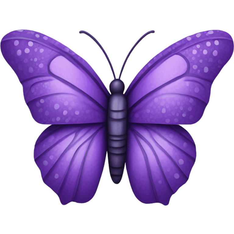 Purple s with wings emoji