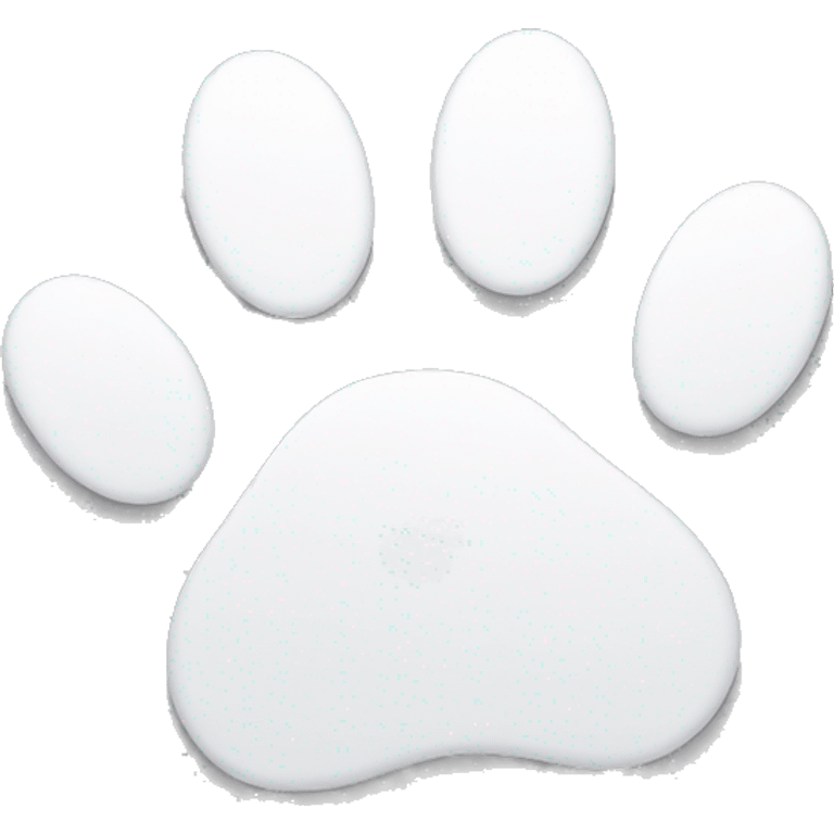 White paw emoji