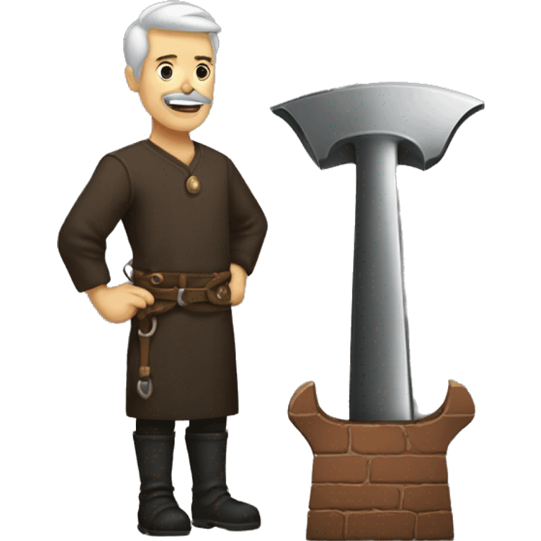 man and anvil emoji