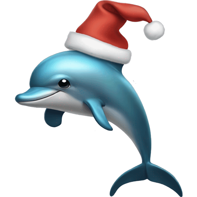 Christmas dolphin  emoji