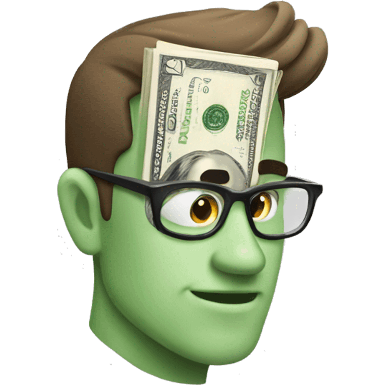 a money read book emoji