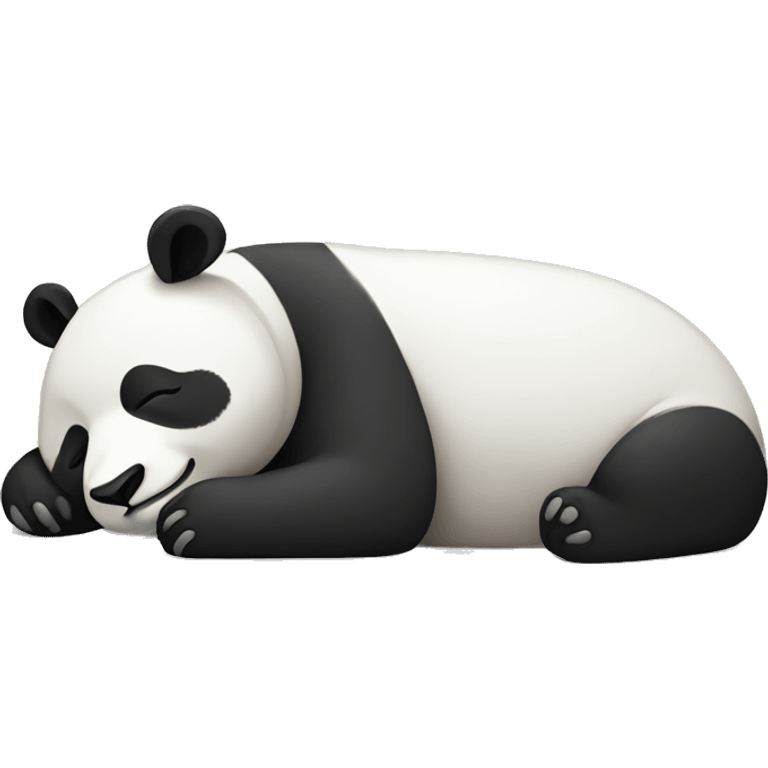 Panda sleeping  emoji