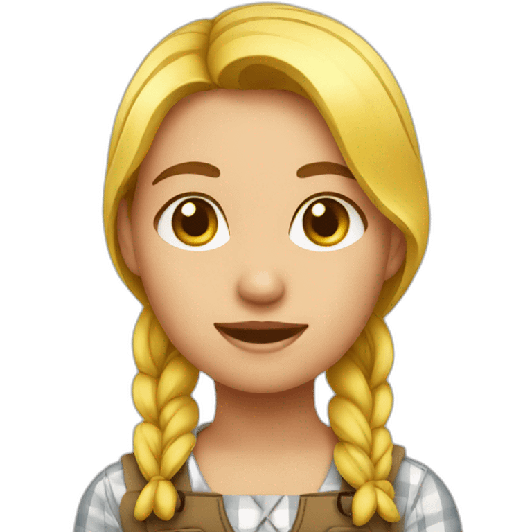 Farm girl emoji