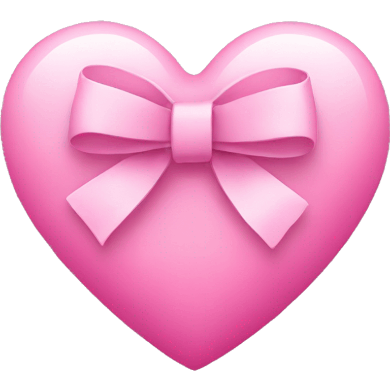 pink heart with bow emoji