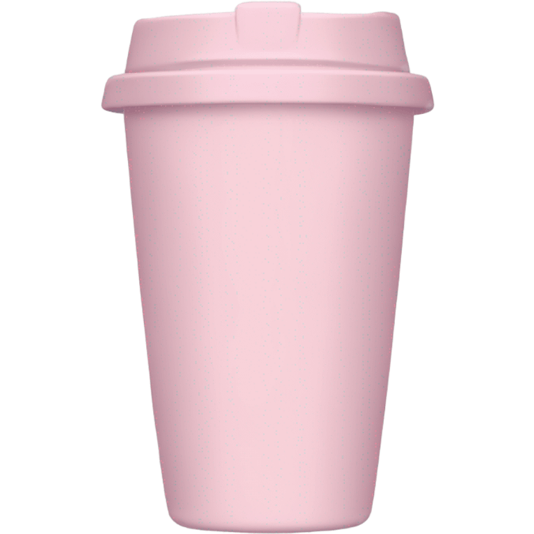 Light pink tumbler without face with name “יוליה״ in hebrew emoji