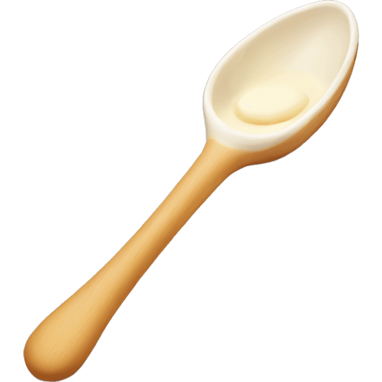 vanilla cute spoon emoji